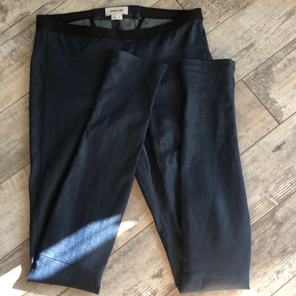Leather leggings